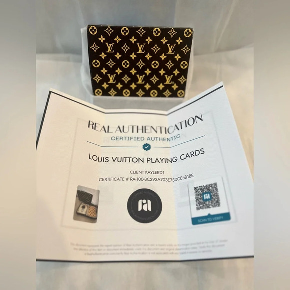 Louis Vuitton Playing Cards- NWOT - Picture 2 of 6